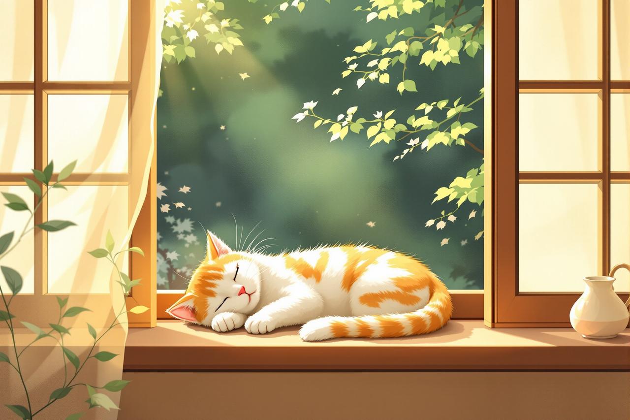 黄果短剧 - 猫咪的午后 黄果短剧 - 猫咪的午后,暖心陪伴治愈动漫短剧