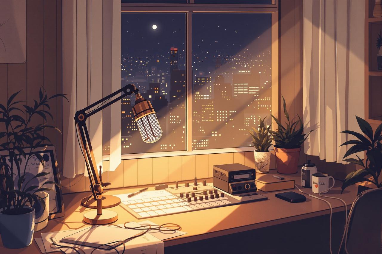 黄果短剧 - 深夜电台 黄果短剧 - 深夜电台,暖心陪伴治愈动漫短剧